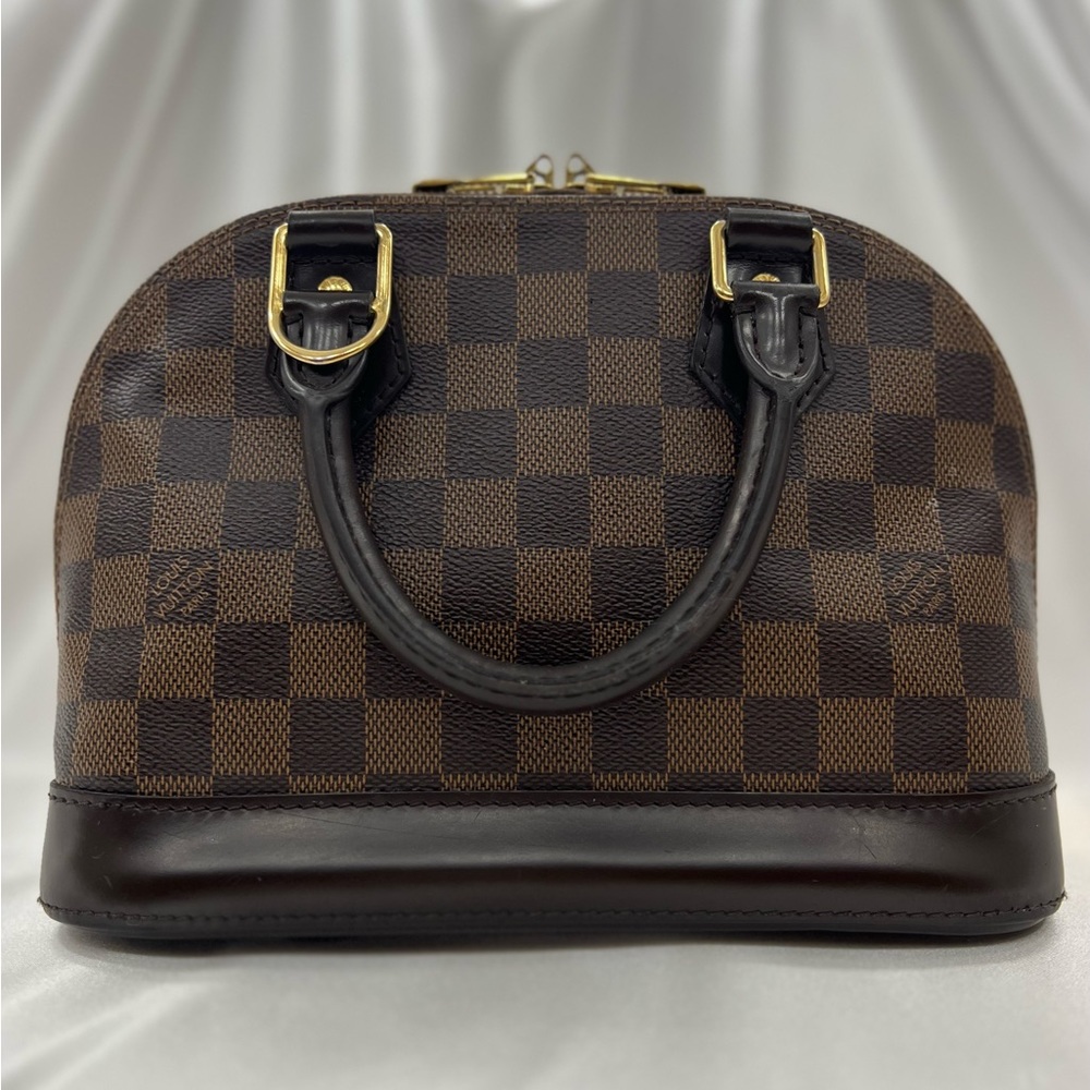 Authentic Louis Vuitton Alma BB Damier Ebene